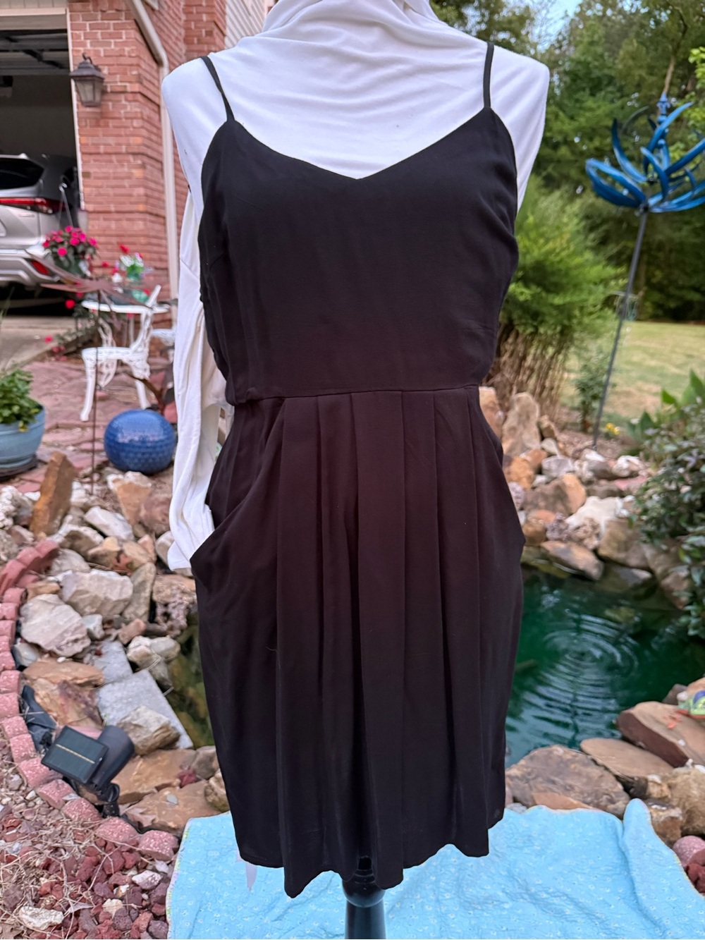 Mossimo Supply Co. Black Spaghetti-Strap Mini Dress - Picture 3 of 6